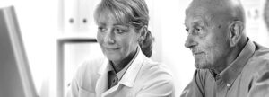 Doctor with her patient