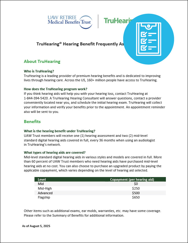 UAW Trust FAQ image